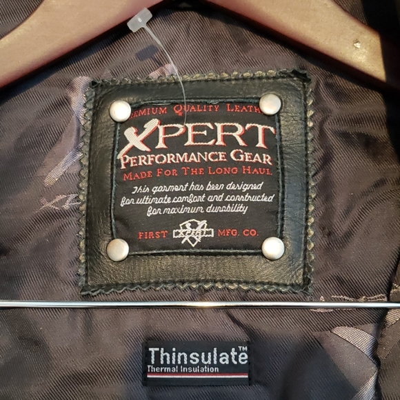 xpert performance gear leather jacket